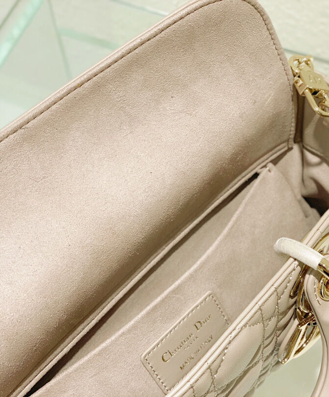 Christian Dior Lady D-Joy Bag Apricot